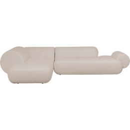 Canapé d'angle gauche beige - Soft - Kare Design