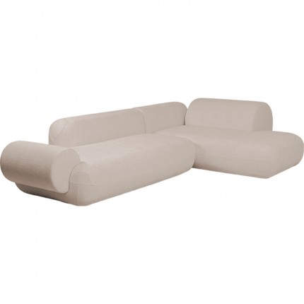 Corner Sofa Soft beige right Kare Design
