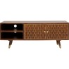 Retro TV-meubel in hout en messing - Muskat - Kare Design