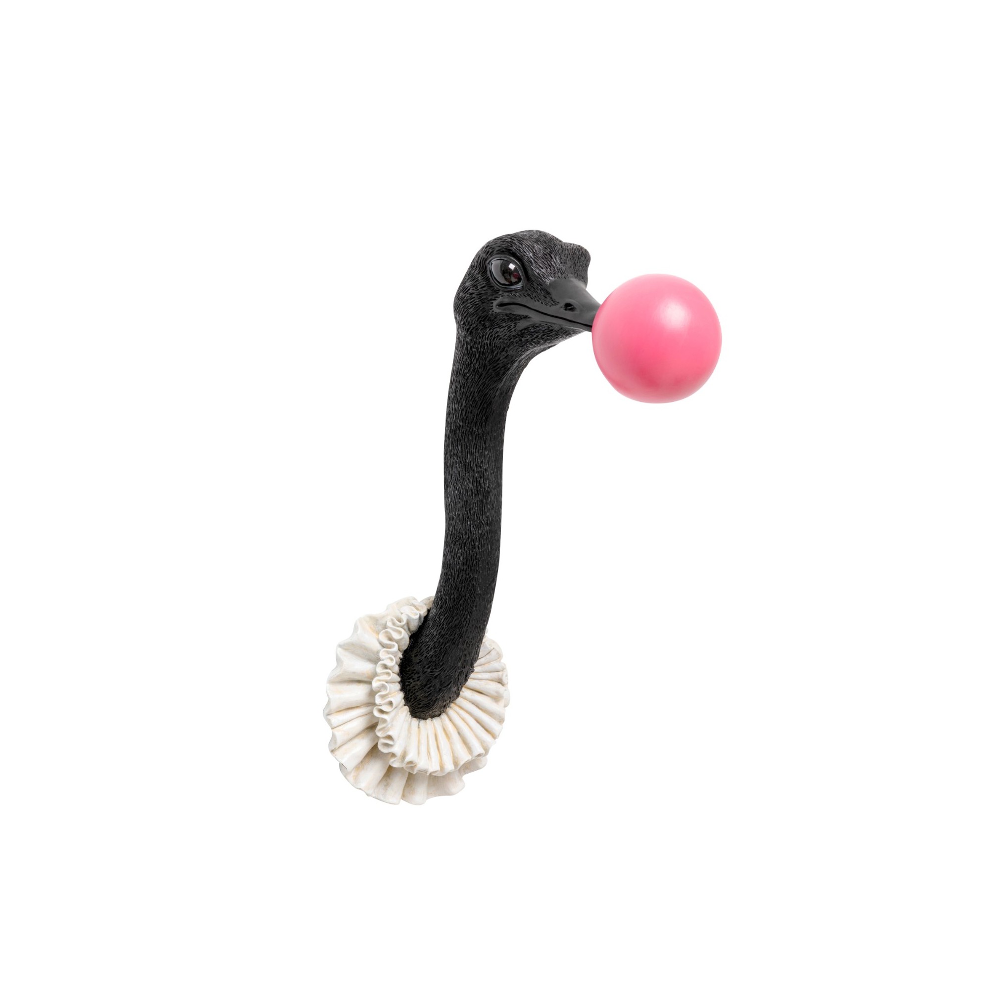 Wall Decoration ostrich bubble gum 41cm Kare Design