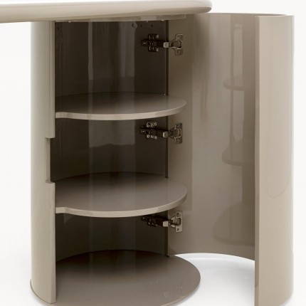 Bureau Groove taupe 120x50cm Kare Design
