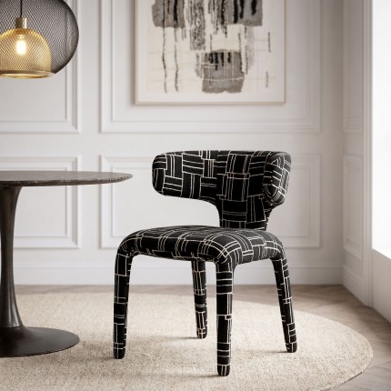 Chaise Tobi Trio noire Kare Design