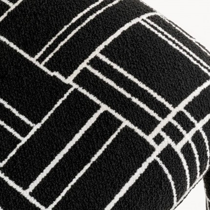 Chaise Tobi Trio noire Kare Design