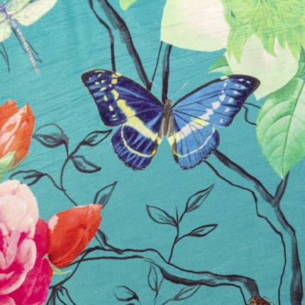 Chair East Side Flower Fever blue Kare Design