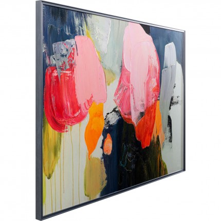 Framed Picture Abstract High Gloss 160x120cm pink Kare Design