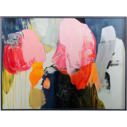 Framed Picture Abstract High Gloss 160x120cm pink Kare Design