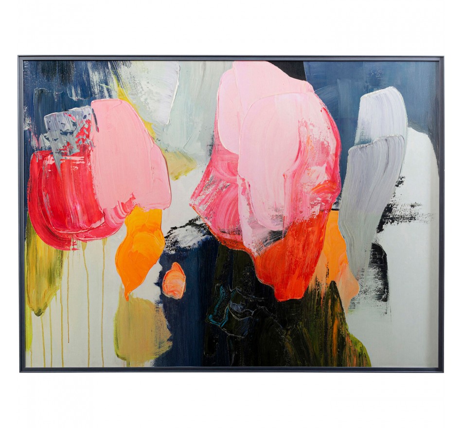 Framed Picture Abstract High Gloss 160x120cm pink Kare Design