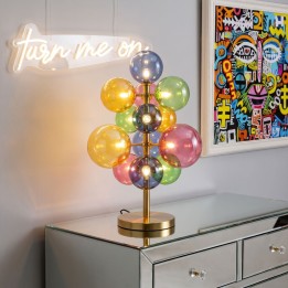 Table Lamp Scala Balls multicolored Kare Design