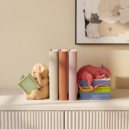 Bookend dog and mouse (2/Set) Kare Design
