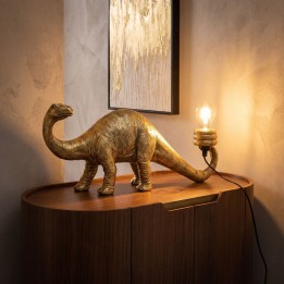 Lampe dinosaure doré - Kare Design