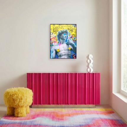 Tableau LED David graffiti 60x80cm Kare Design