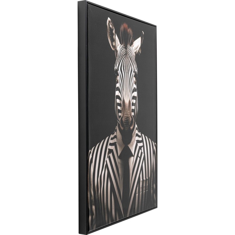 Tableau zèbre en costume - Kare Design