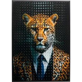 Schilderij meneer luipaard 50x70cm Kare Design