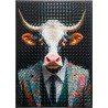 Tableau taureau en costume - Kare Design
