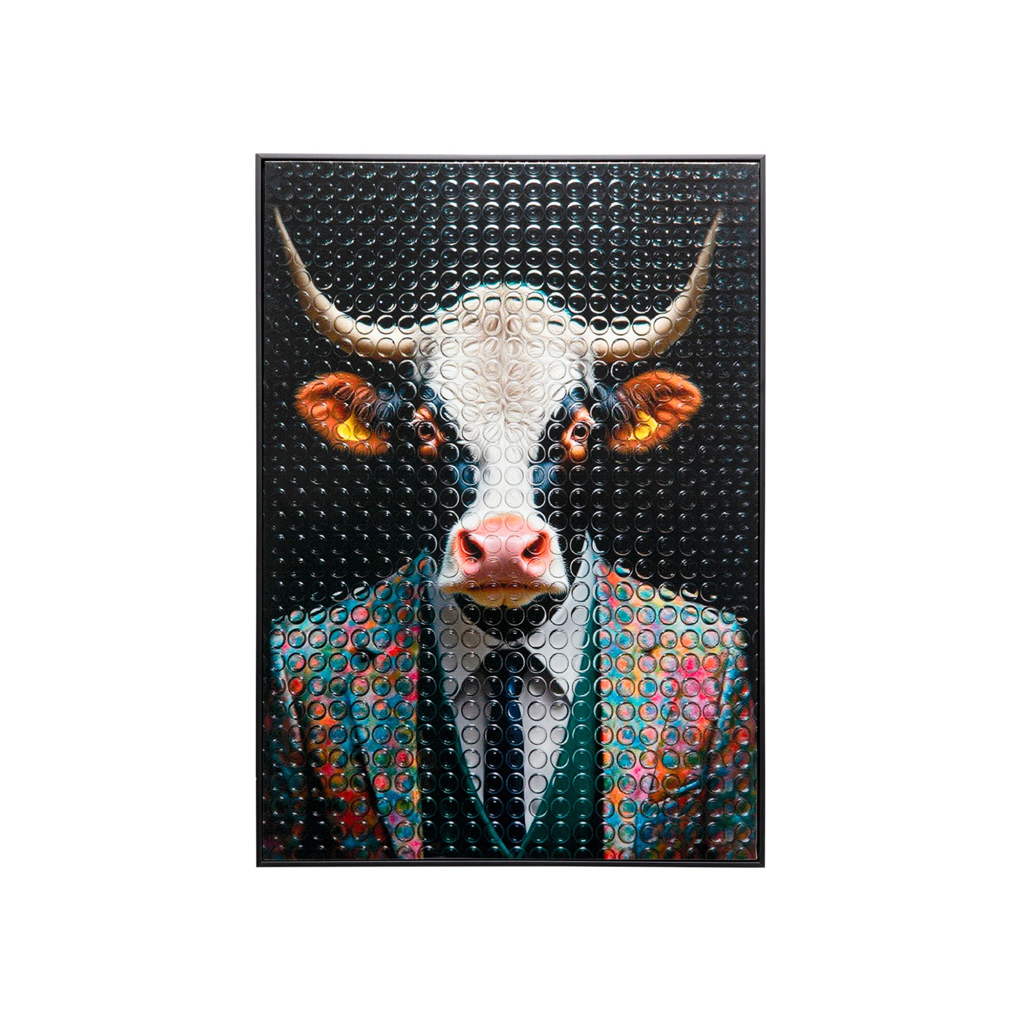 Tableau monsieur taureau 50x70cm Kare Design