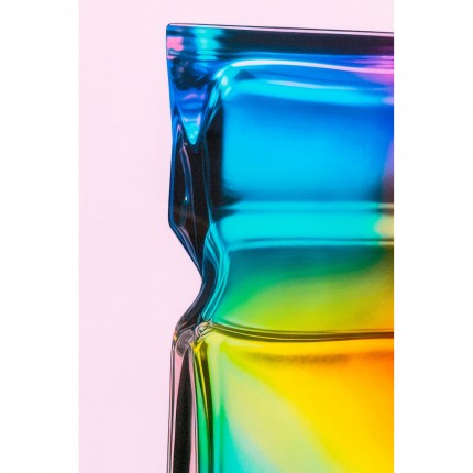 Tableau flacon arc-en-ciel 50x70cm rose Kare Design
