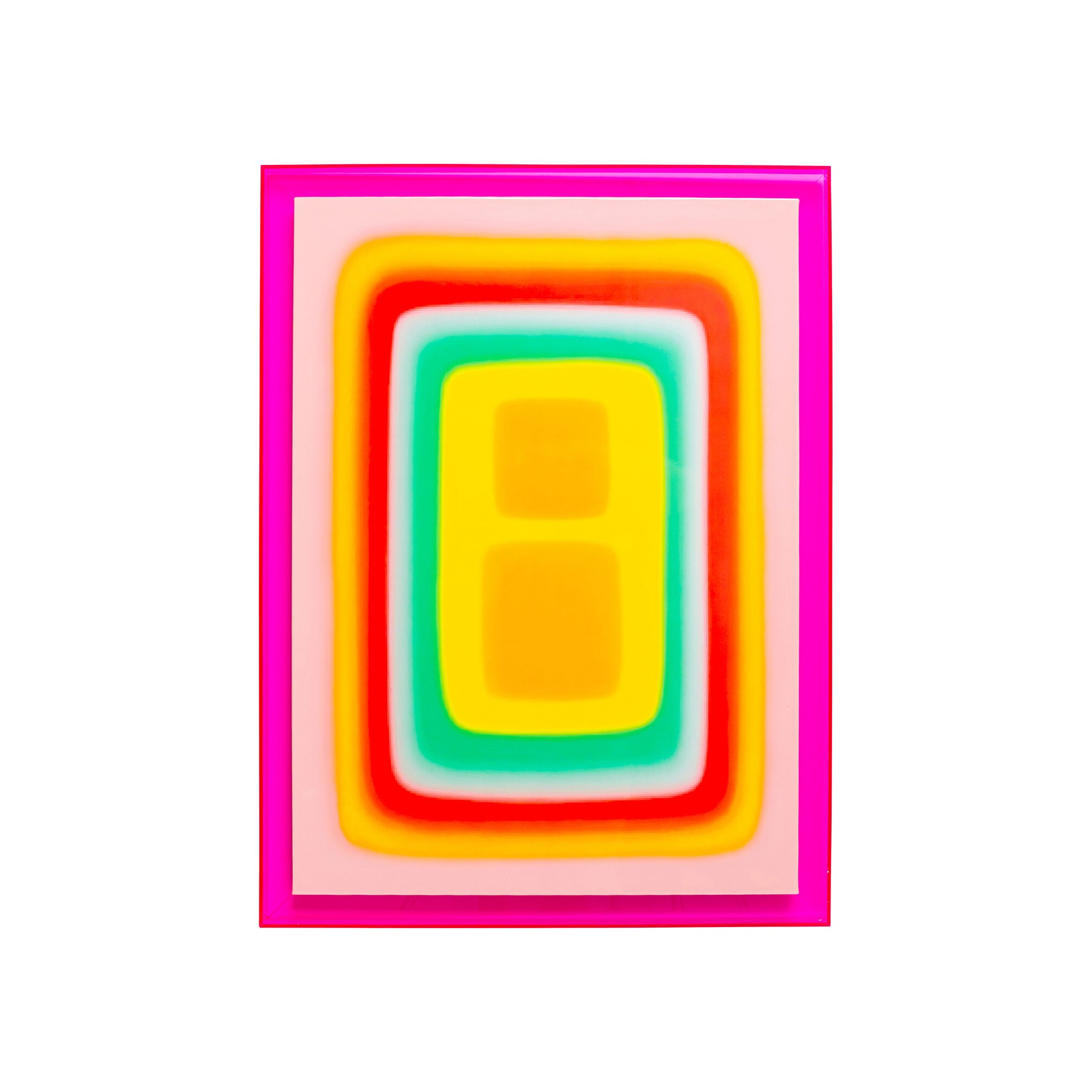 Tableau Square Shapes 60x80cm rose Kare Design