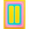 Framed Picture Square Shapes 60x80cm yellow Kare Design