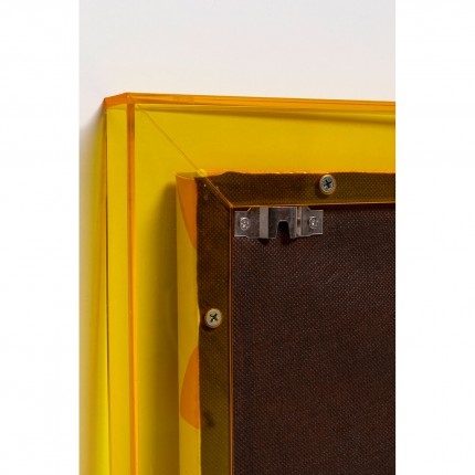 Framed Picture Perline yellow 80x80cm Kare Design