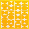 Framed Picture Perline yellow 80x80cm Kare Design