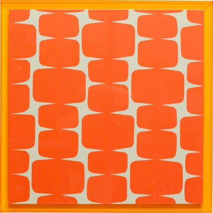 Schilderij Square Chain oranje 80x80cm Kare Design