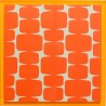 Schilderij Square Chain oranje 80x80cm Kare Design