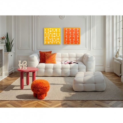 Schilderij Square Chain oranje 80x80cm Kare Design