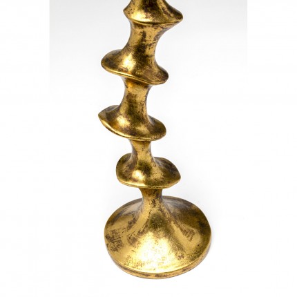 Bougeoir Plateau doré 45cm Kare Design