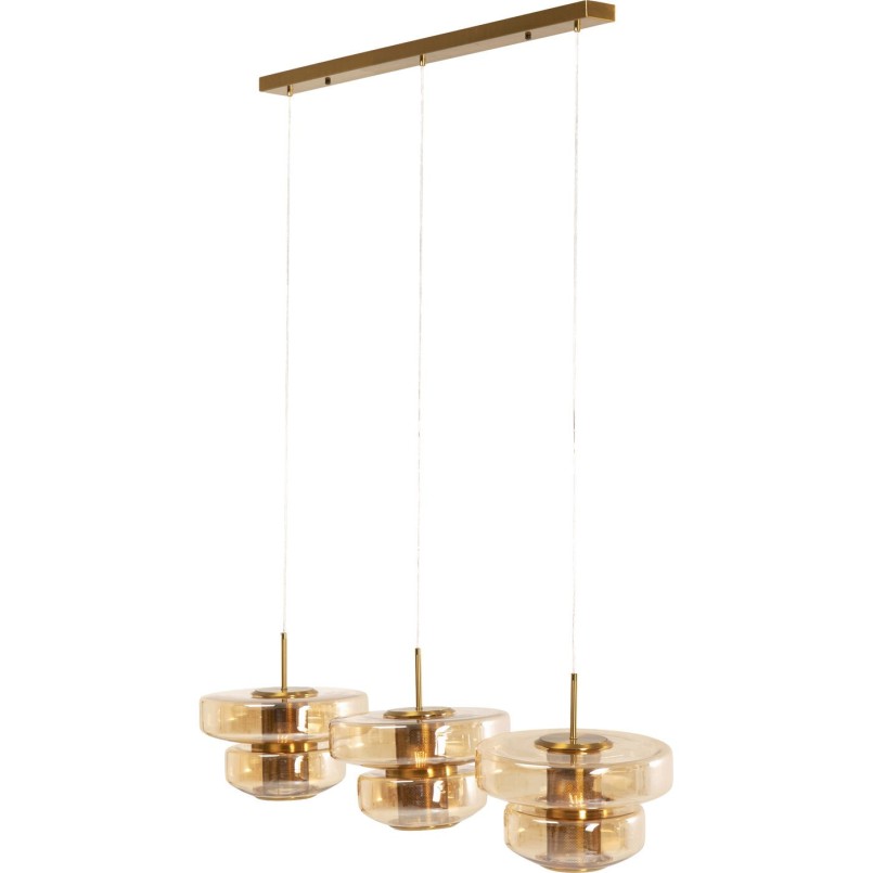 Suspension Arcadia ambre 125cm