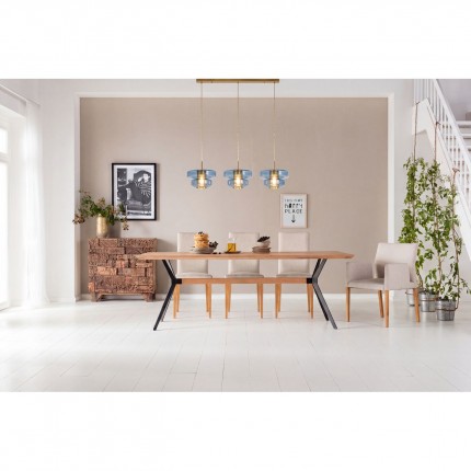 Pendant Lamp Arcadia 125cm blue Kare Design