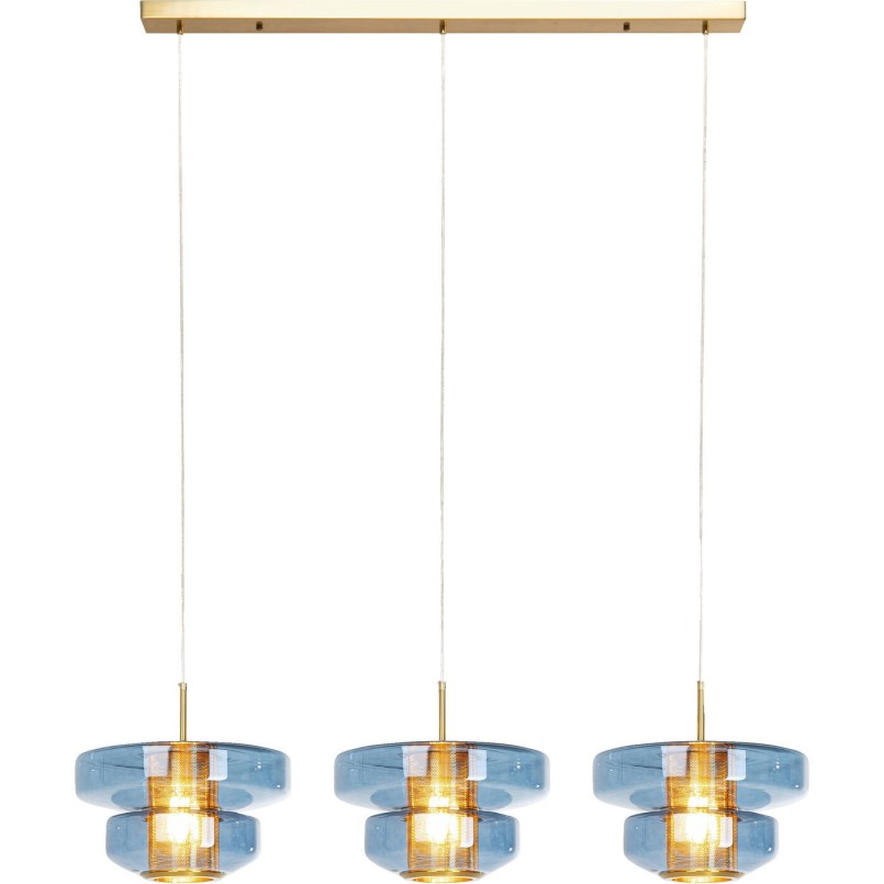 Suspension Arcadia bleu 125cm