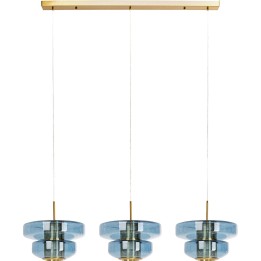 Suspension Arcadia bleu 125cm