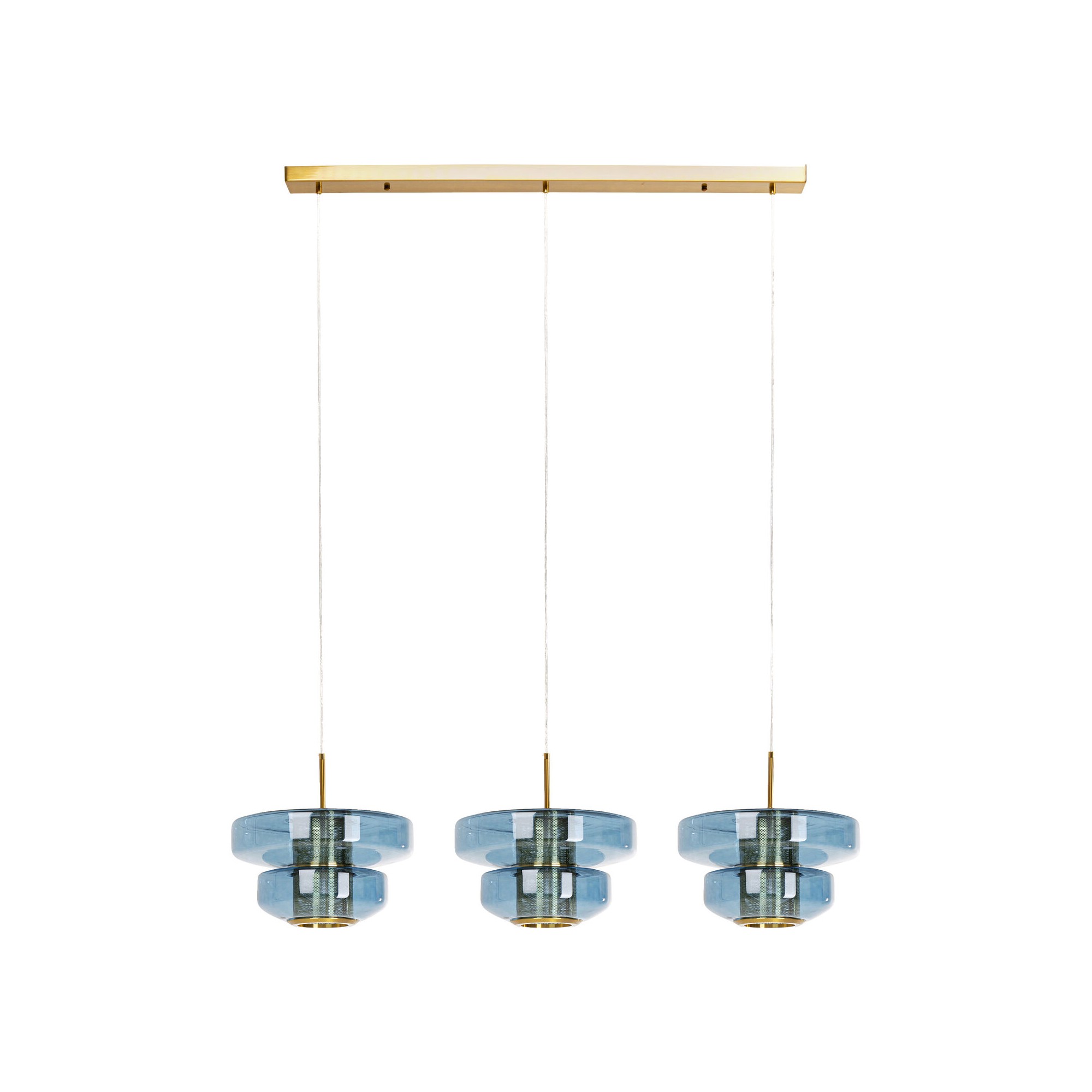 Suspension Arcadia bleu 125cm