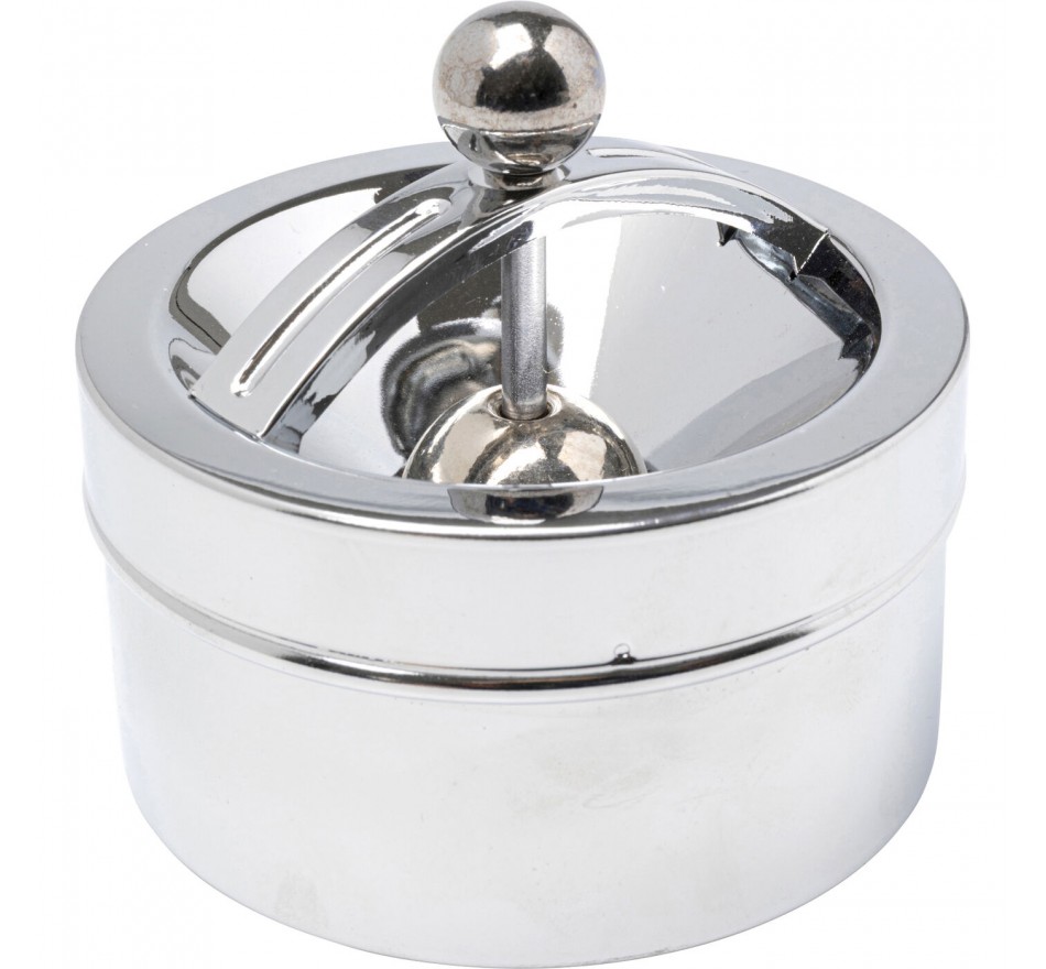 Ashtray Connect chrome Kare Design