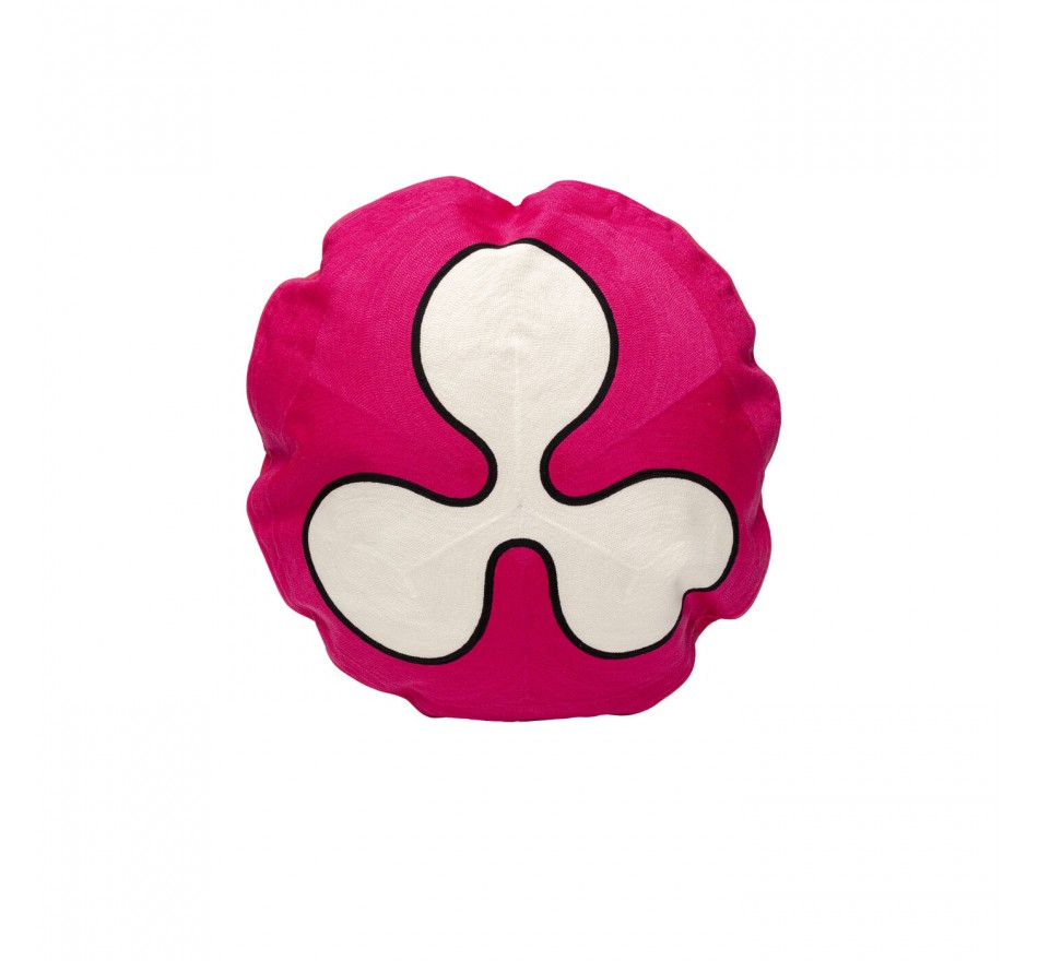 Kussen Icon bloem roze en wit Kare Design