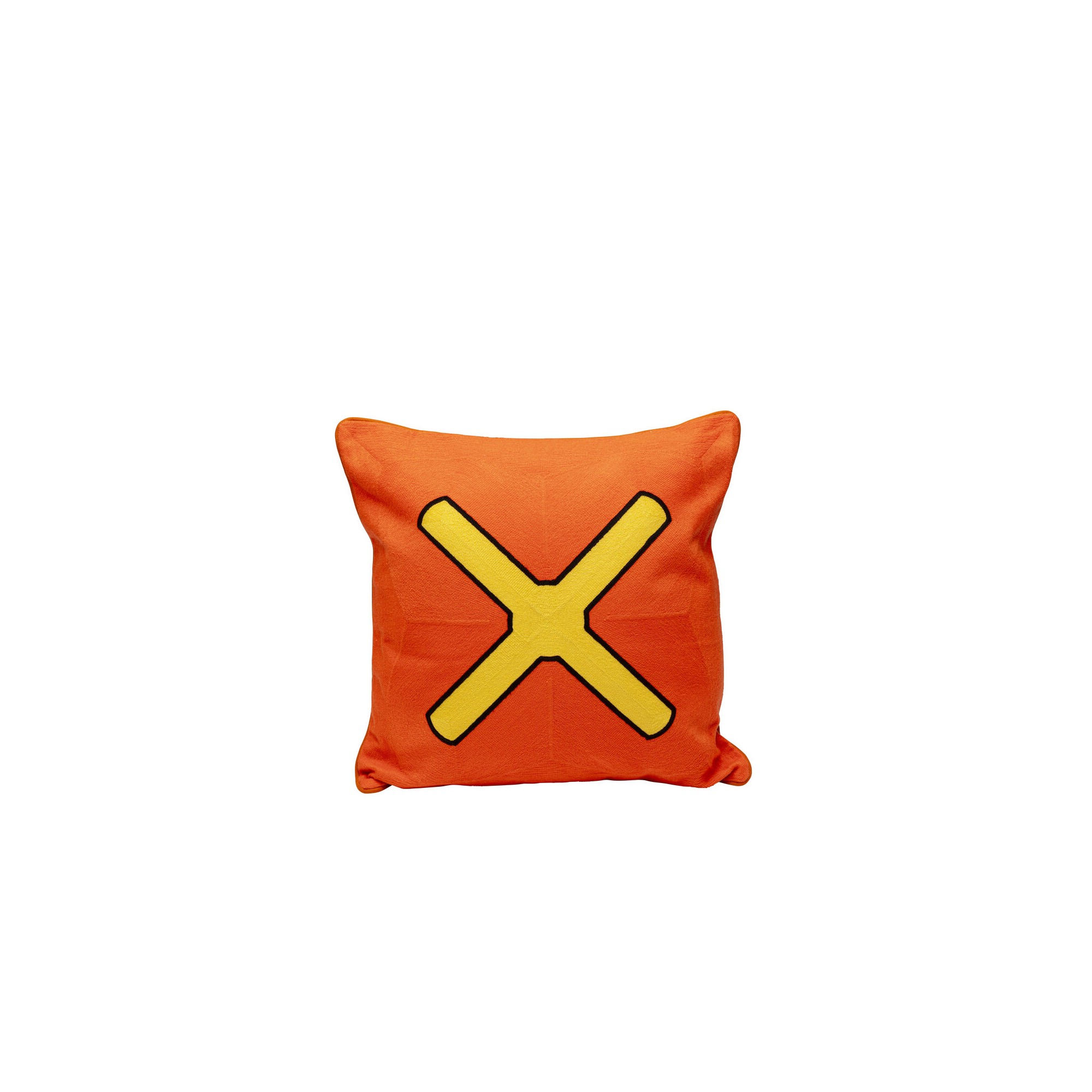 Coussin Icon Cross orange 50x50cm