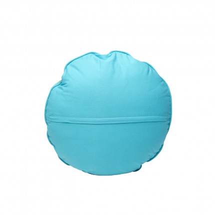 Kussen Icon kruis turkoois en zwart Kare Design