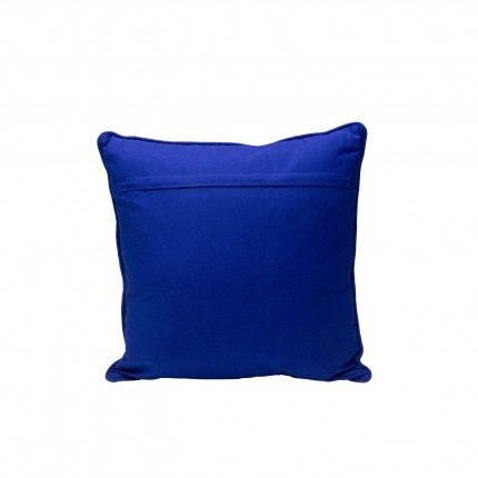 Kussen Icon ster blauw en wit Kare Design