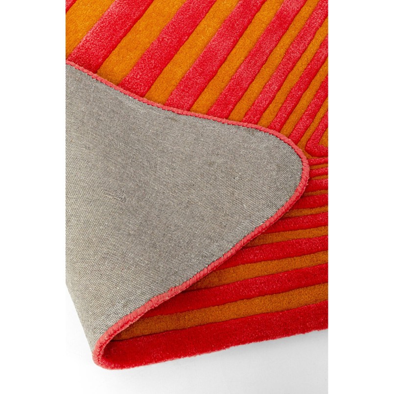 Tapis géométrique orange -  Electric Diamond - Kare Design