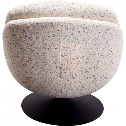 Swivel Armchair with stool Stanford Kare Design