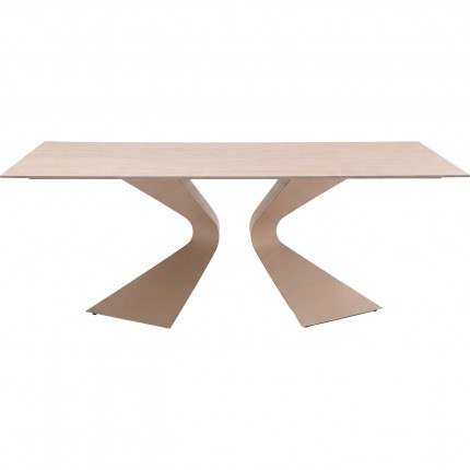 Table Gloria Travertino 200x100cm macchiato Kare Design