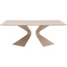 Table Gloria Travertino 200x100cm macchiato Kare Design