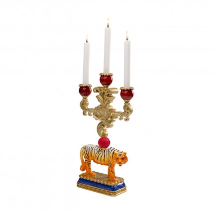Kandelaar tijger 43cm Kare Design
