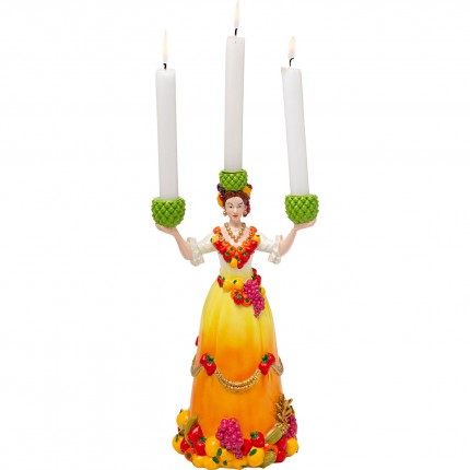 Kandelaar ananas vrouw 36cm Kare Design