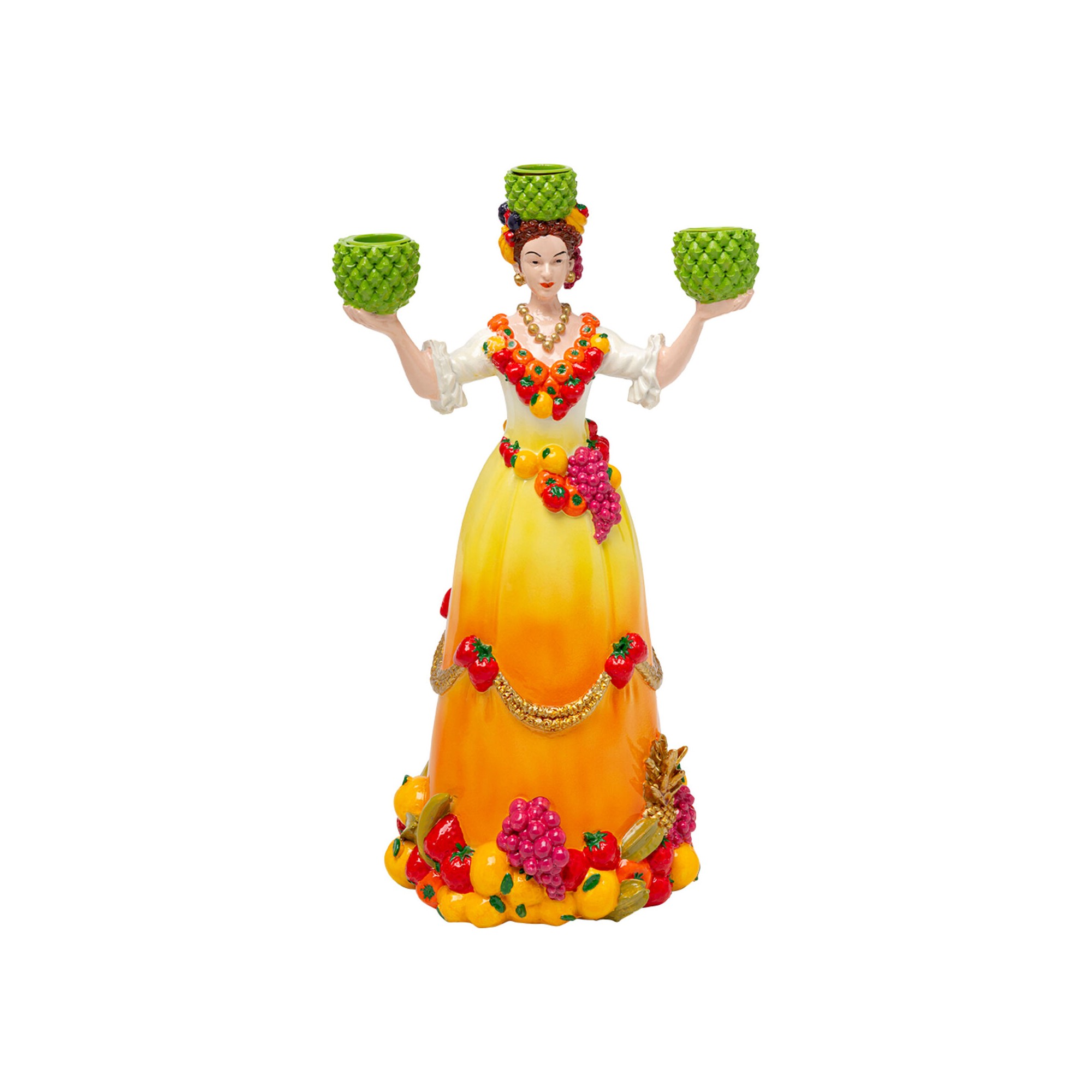 Porte-bougies Pineapple Lady 36cm