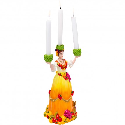 Kandelaar ananas vrouw 36cm Kare Design
