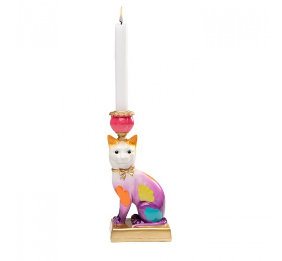 Kandelaar kat 24cm Kare Design