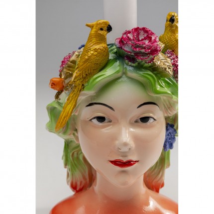 Candle Holder parrots lady Kare Design