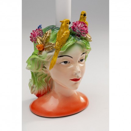 Candle Holder parrots lady Kare Design