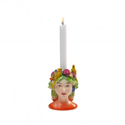 Chandelier femme perroquets Kare Design